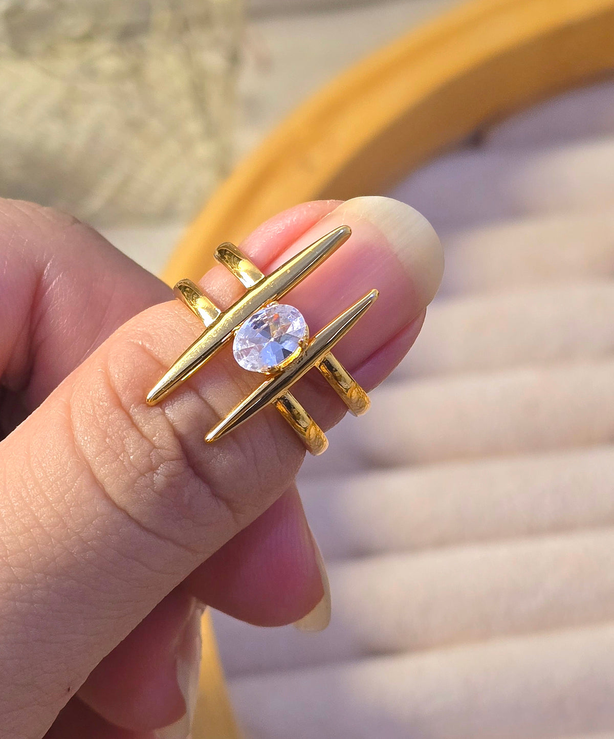HI SET STAINLESS STEEL ADJUSTABLE RING