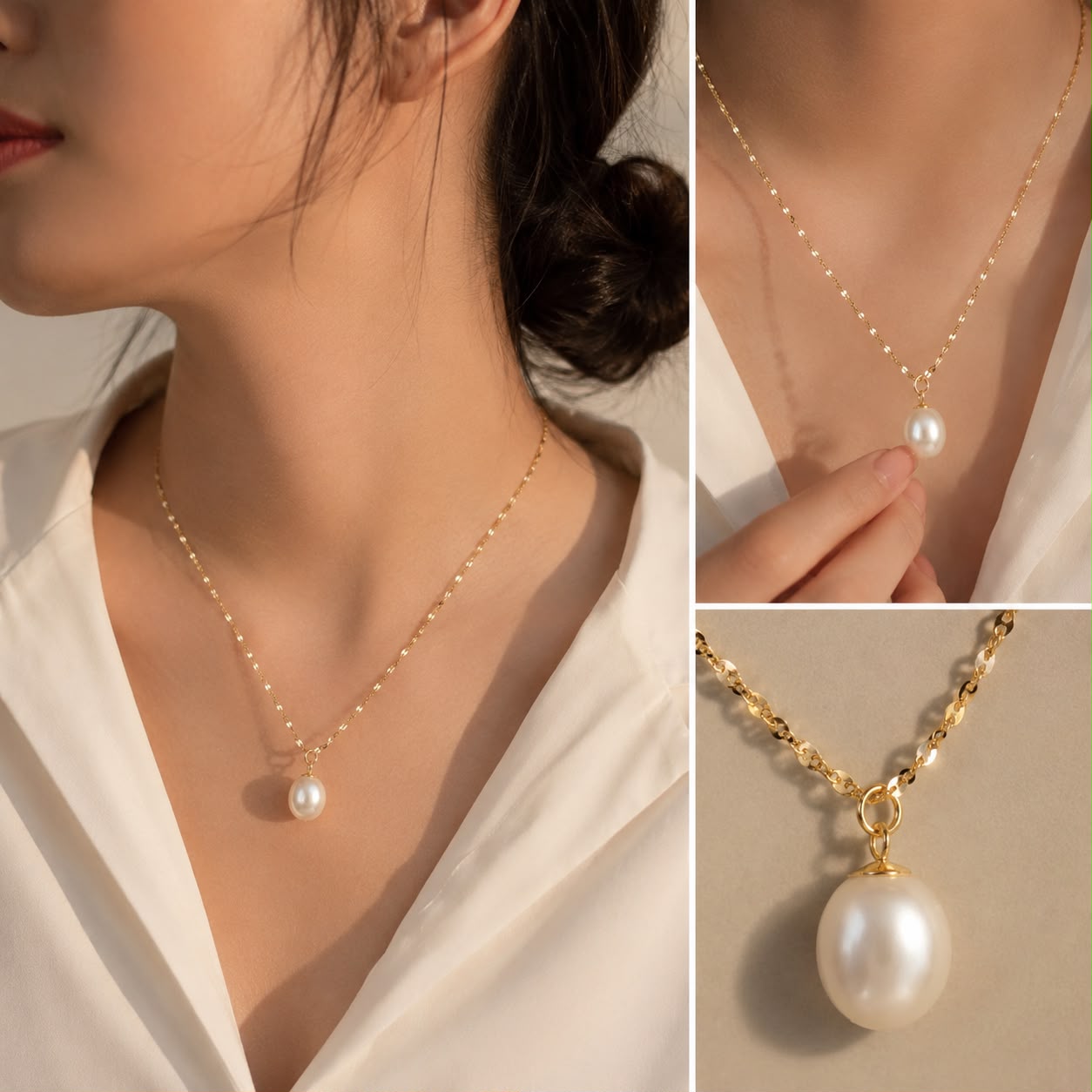 PEARL DROP NECKLACE