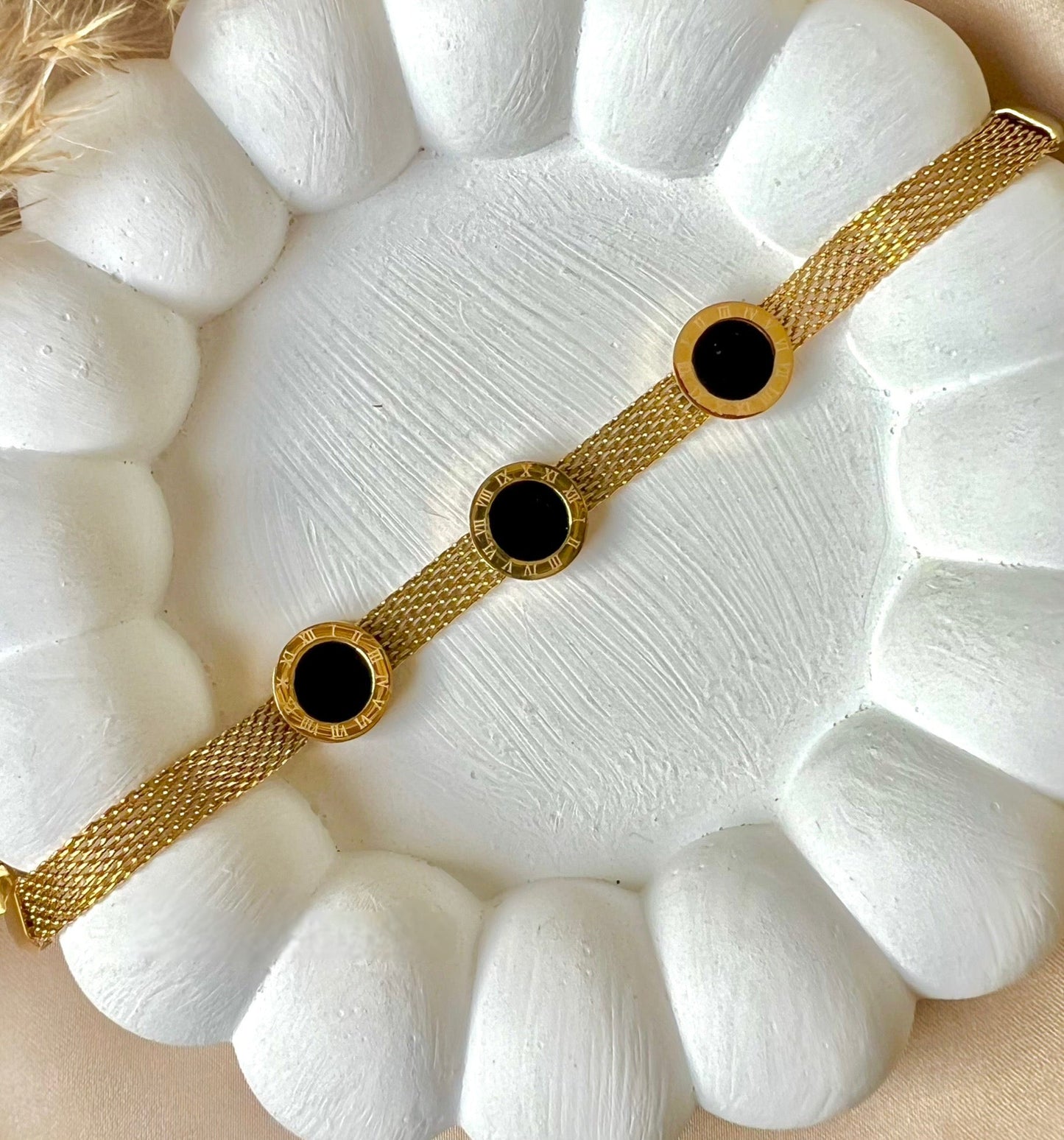 Stainless Steel 3 Dial Inspired Bracelet