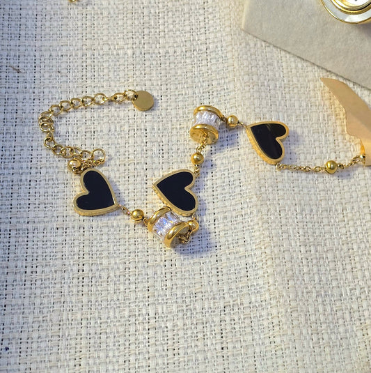 Stainless Steel Heart Bracelet