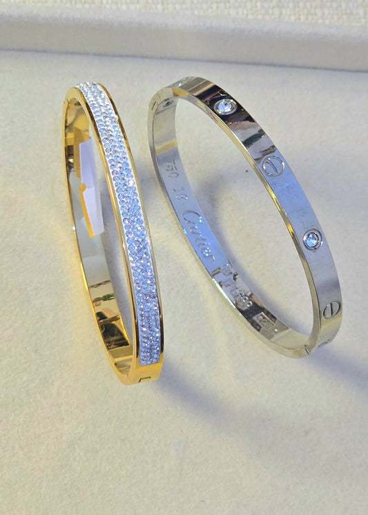 Pave-crystal and designer style Handcuff Deal