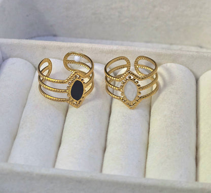 GOLD PLATED ADJUSTABLE RING