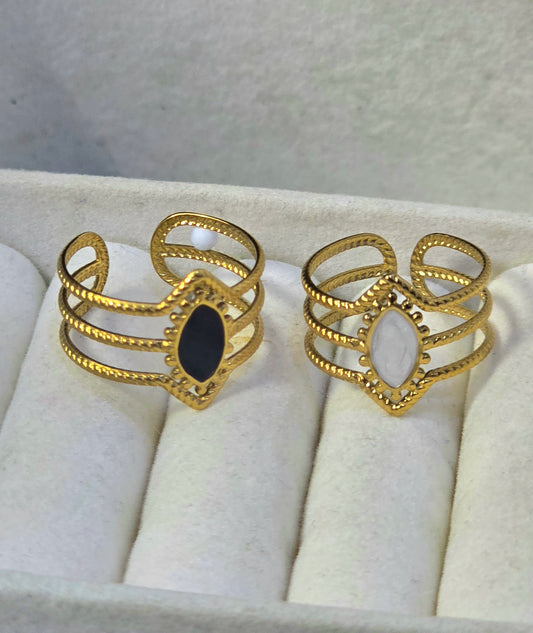 GOLD PLATED ADJUSTABLE RING