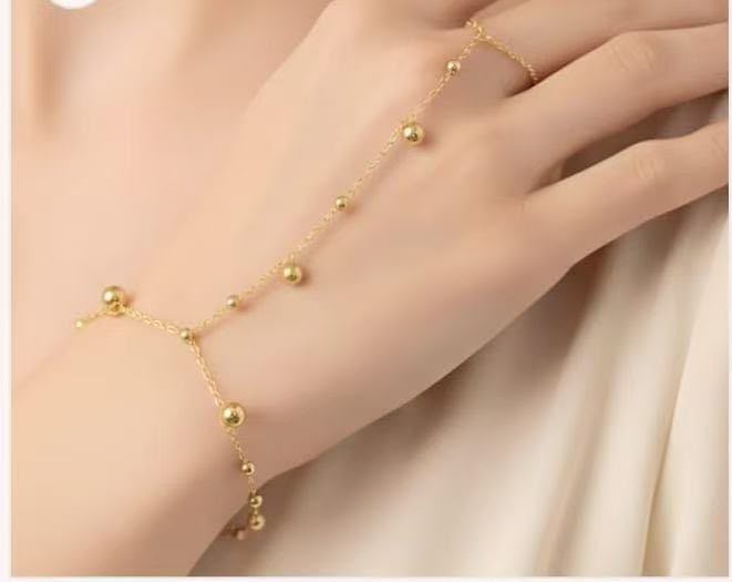 Gold Beaded Harness