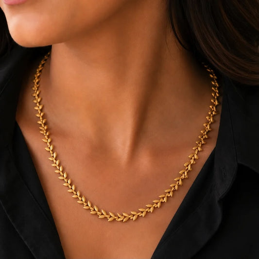 The Laurel Leaf Chain Necklace