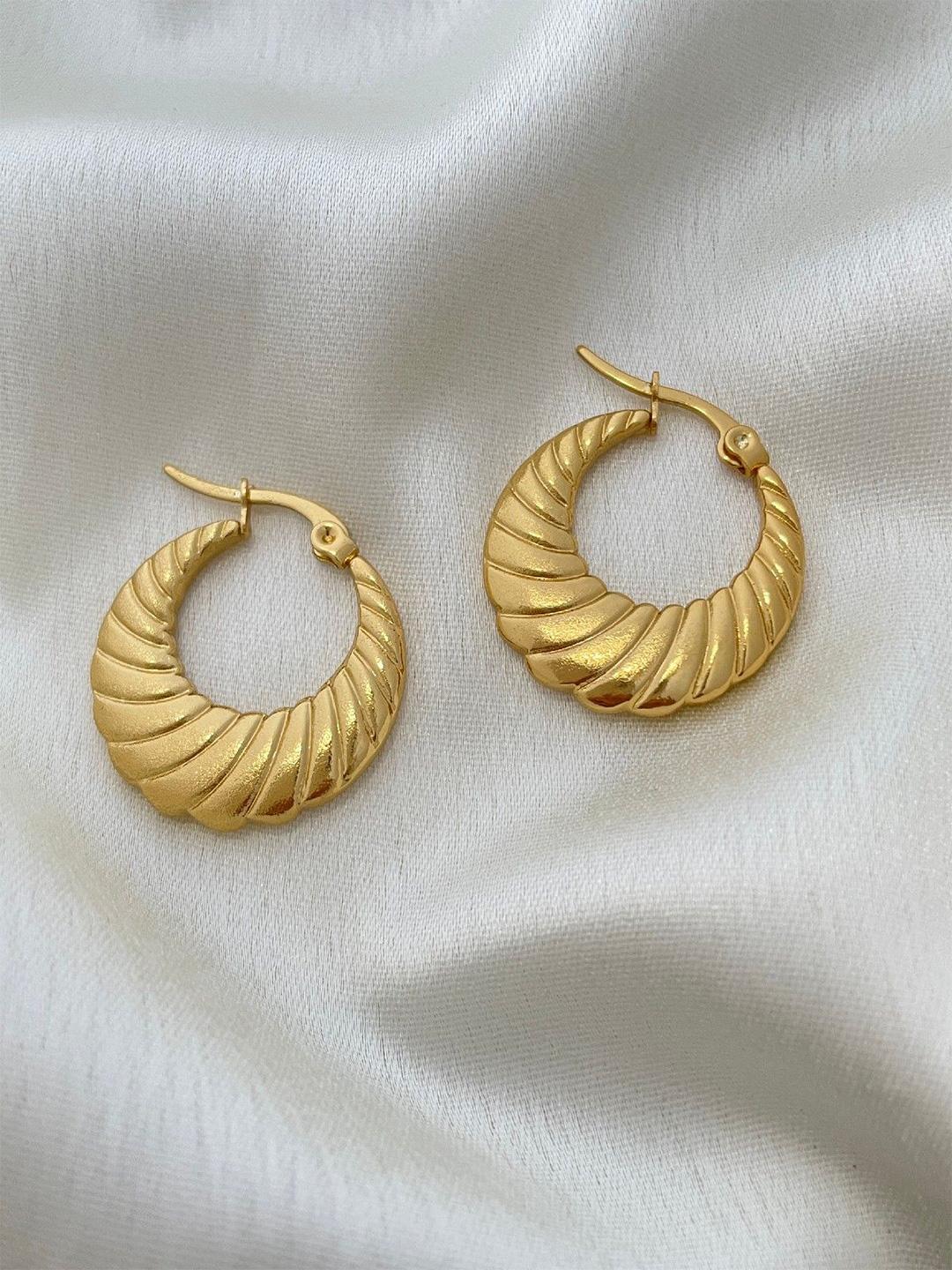 Stainless Steel Classic Hoop Earrings